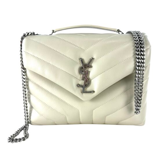 Saint Laurent Quilted Loulou Crossbody Bag - Picture 1 of 9
